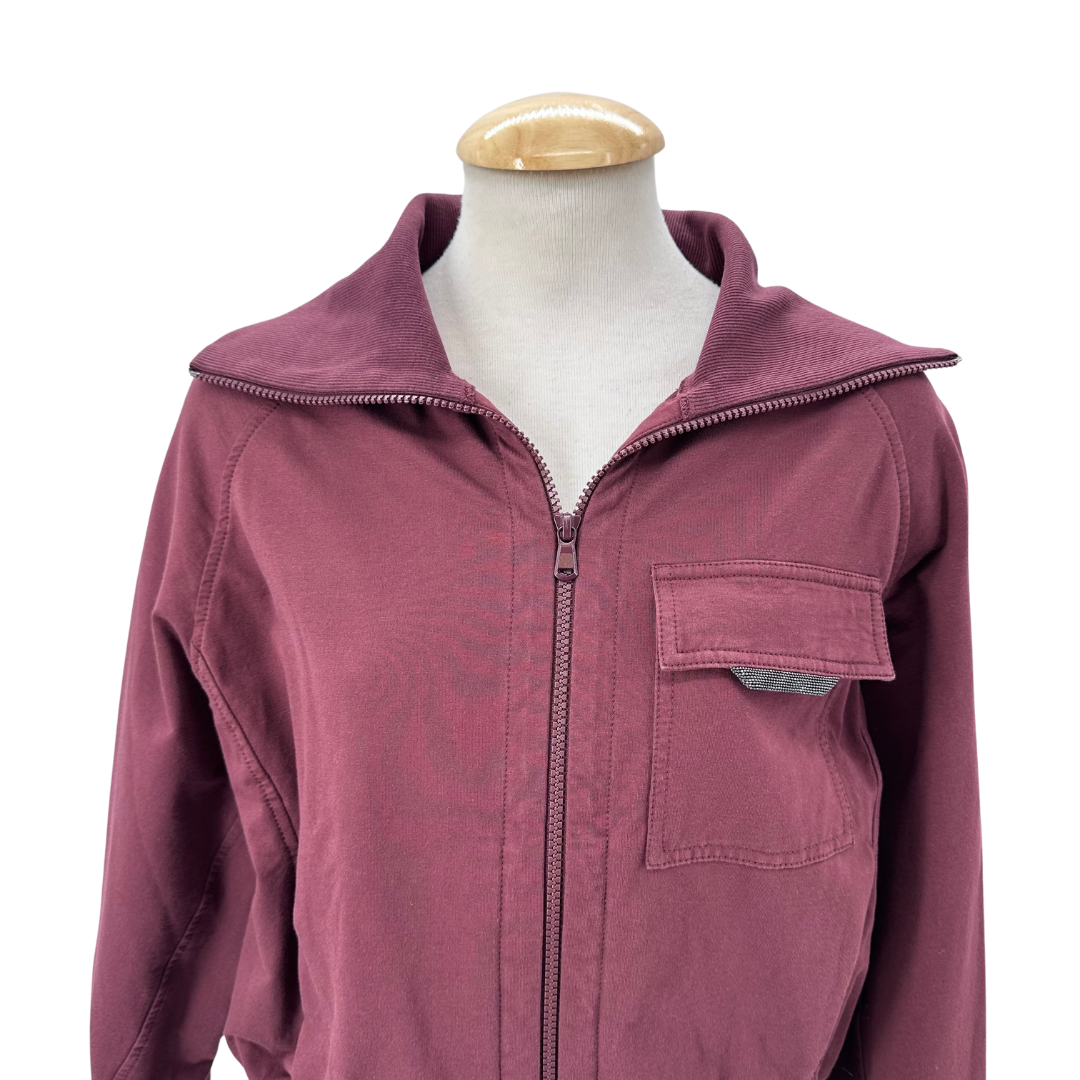 Brunello Cucinelli Burgundy Jacket