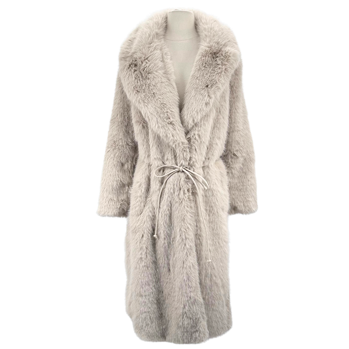 Banana Republic Grey Faux Fur