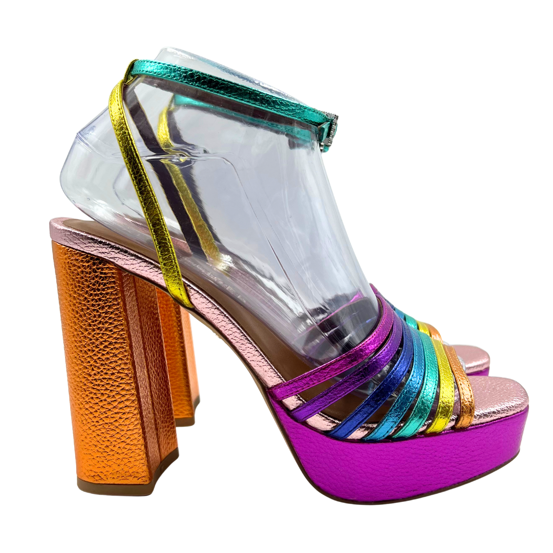 Kurt Geiger 7.5 Multi-Color Leather Heels