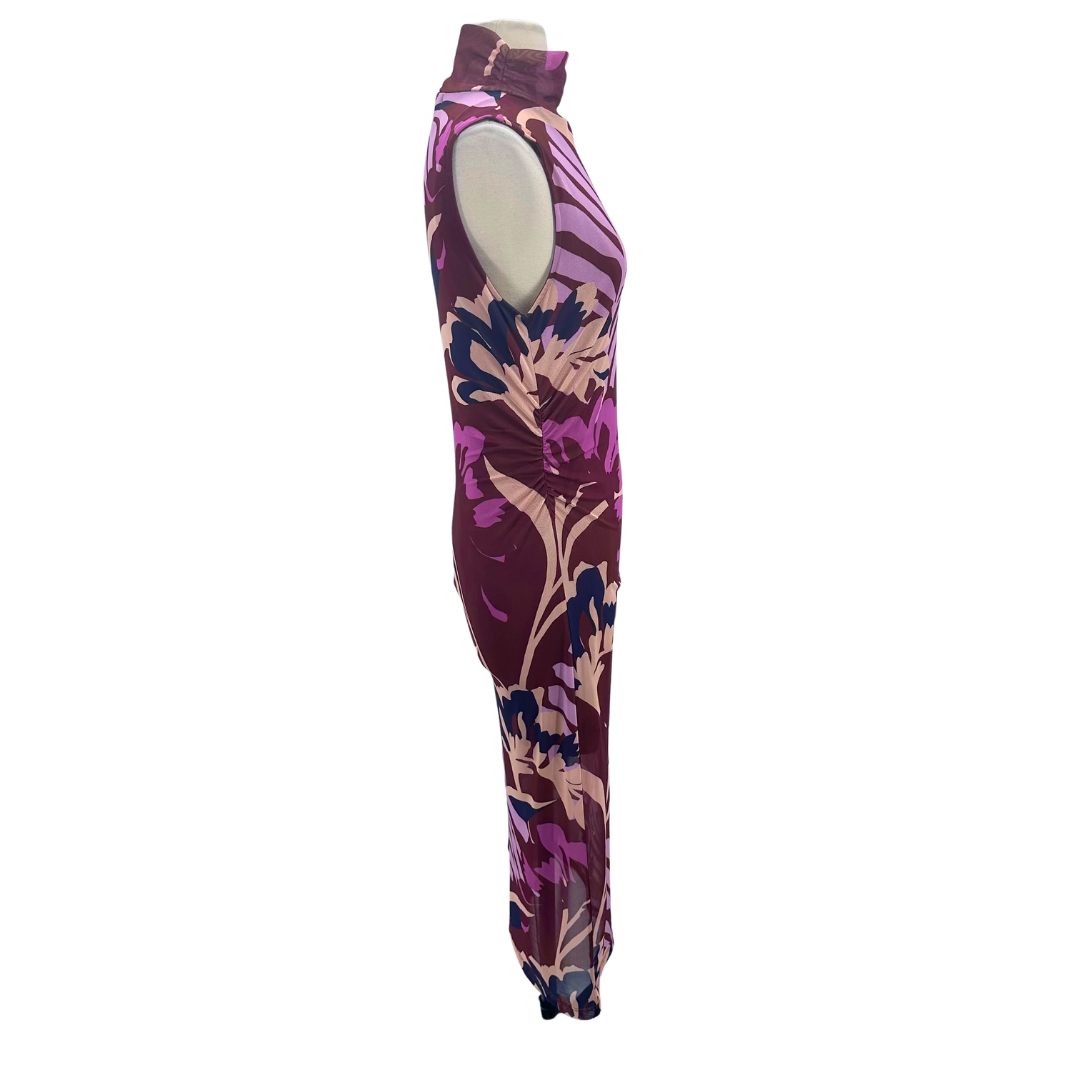 Sanctuary Brown Floral Maxi Dress