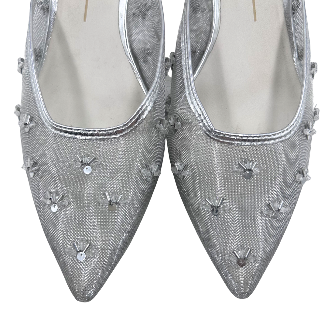 Dolce Vita 9 Silver Mules