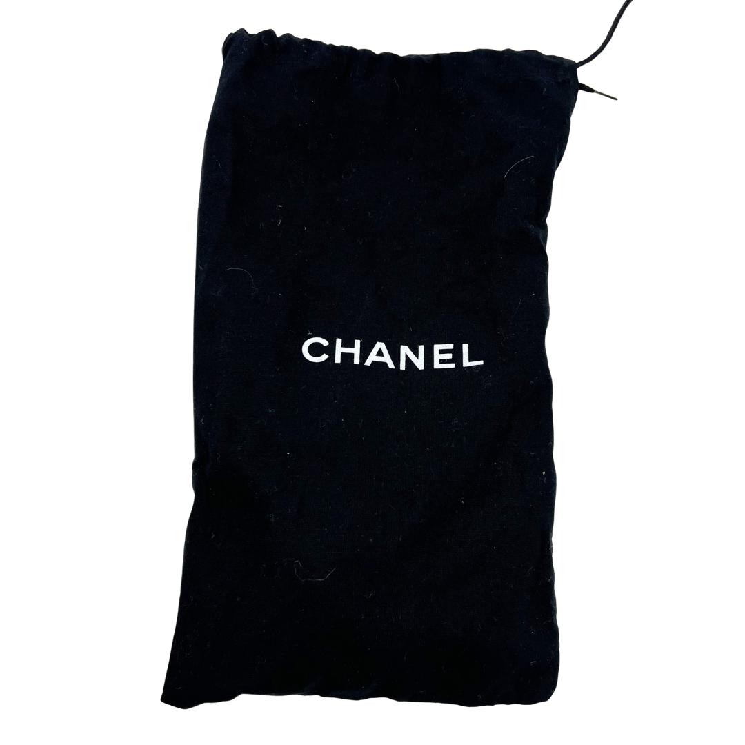 Chanel 36.5 Black Heels