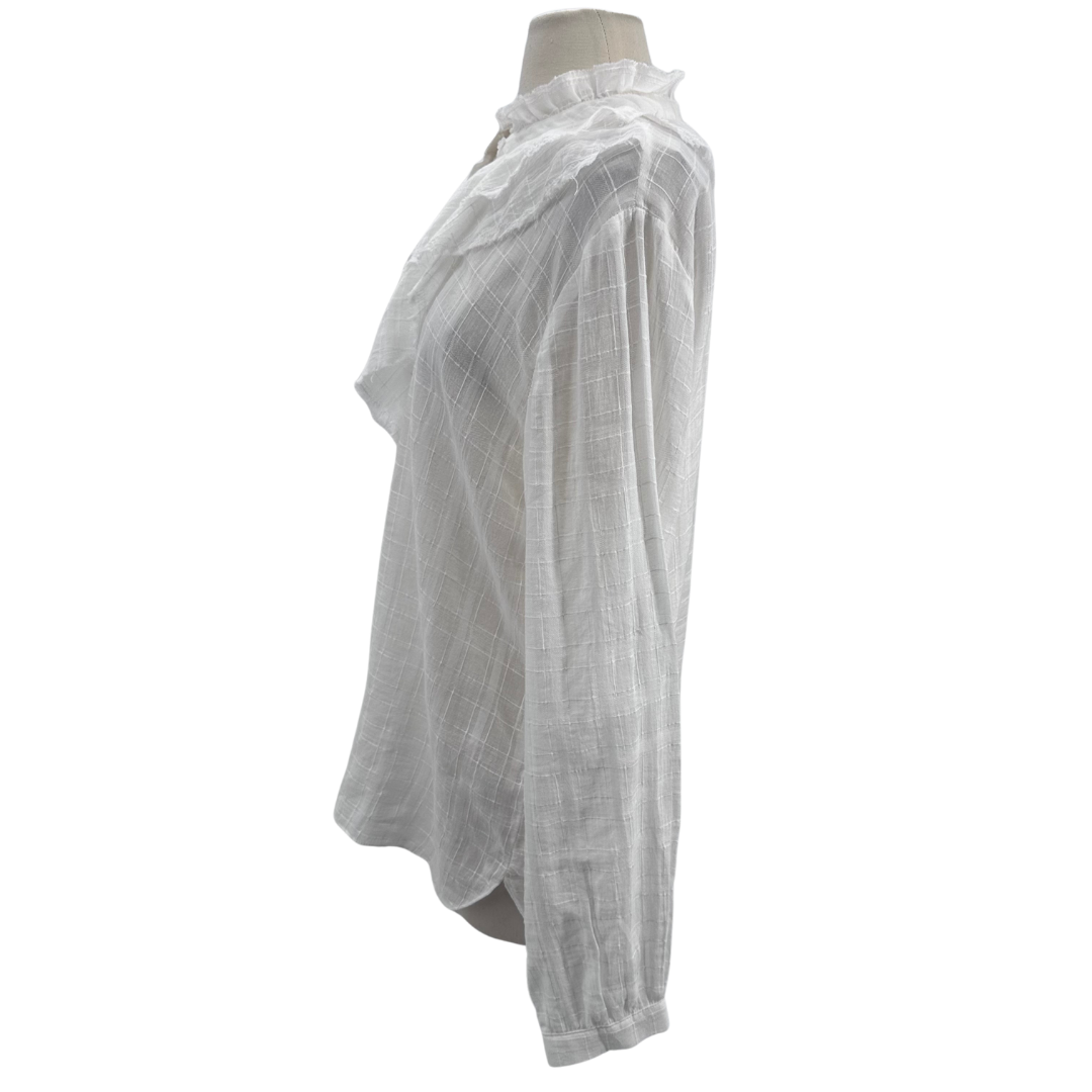 Zara White Blouse