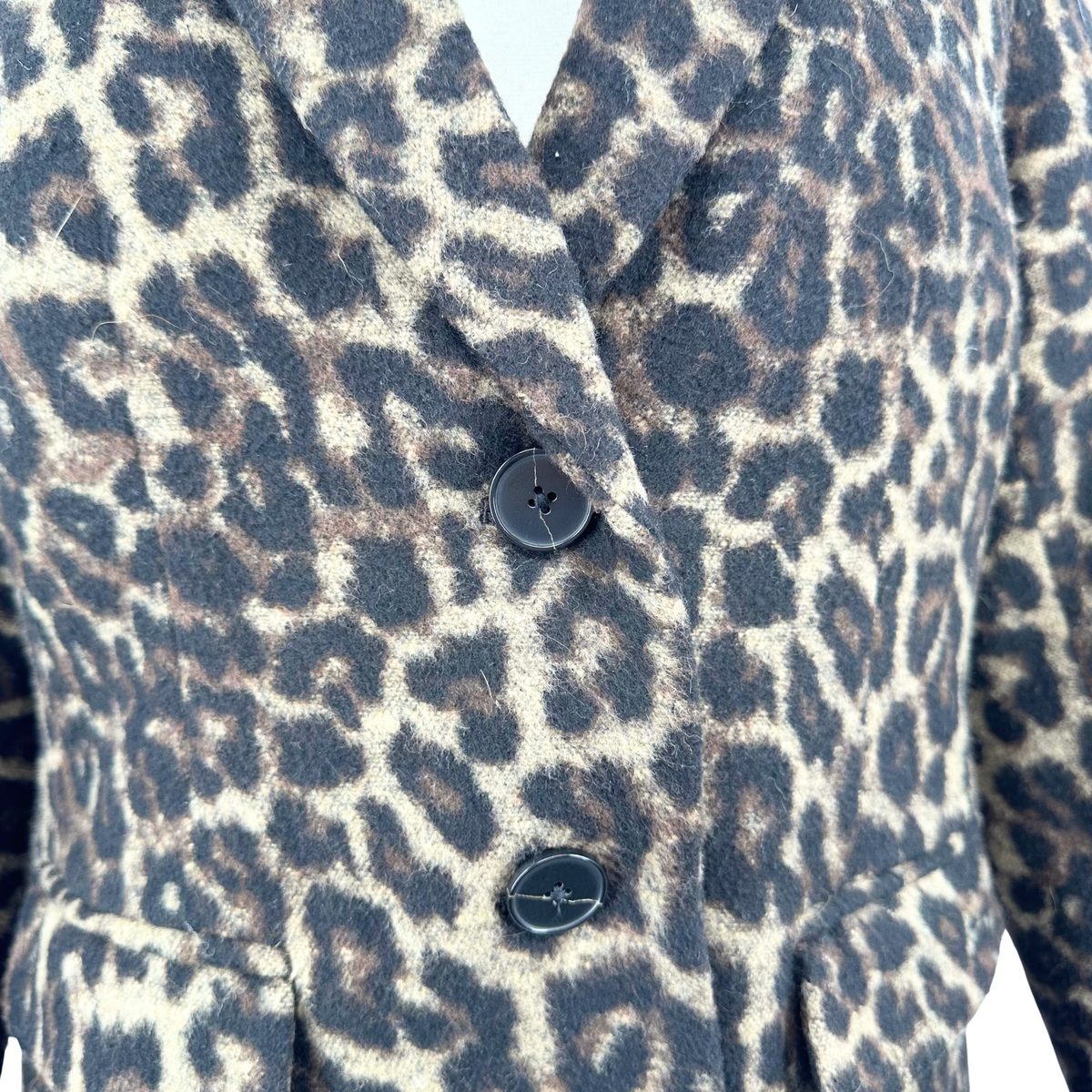 Banana Republic Animal Print Coat