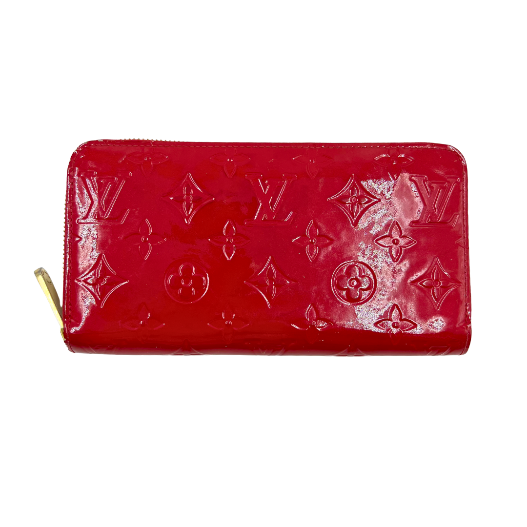 Louis Vuitton Monogram Vernis Vernis Patent Leather Zippy Wallet