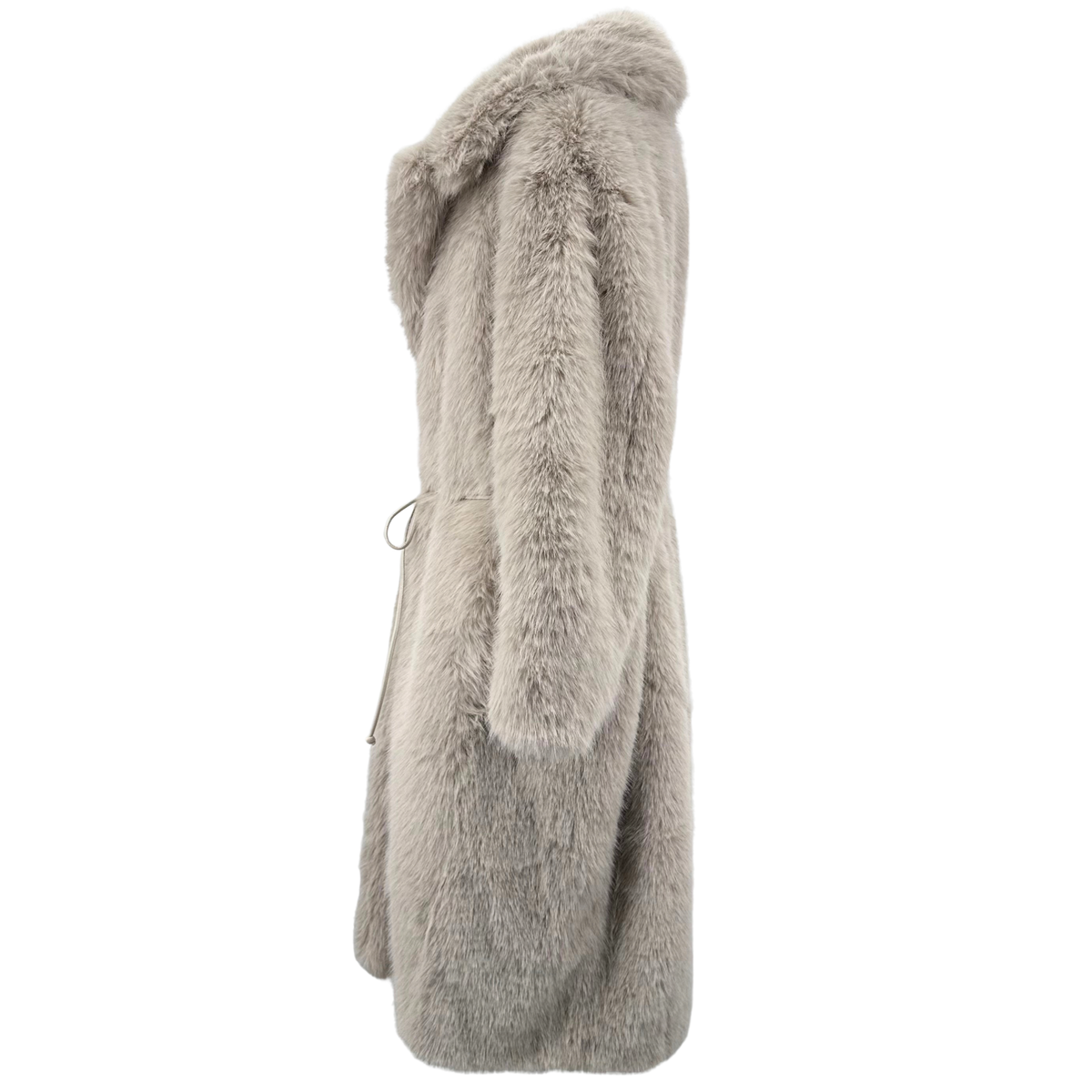 Banana Republic Grey Faux Fur