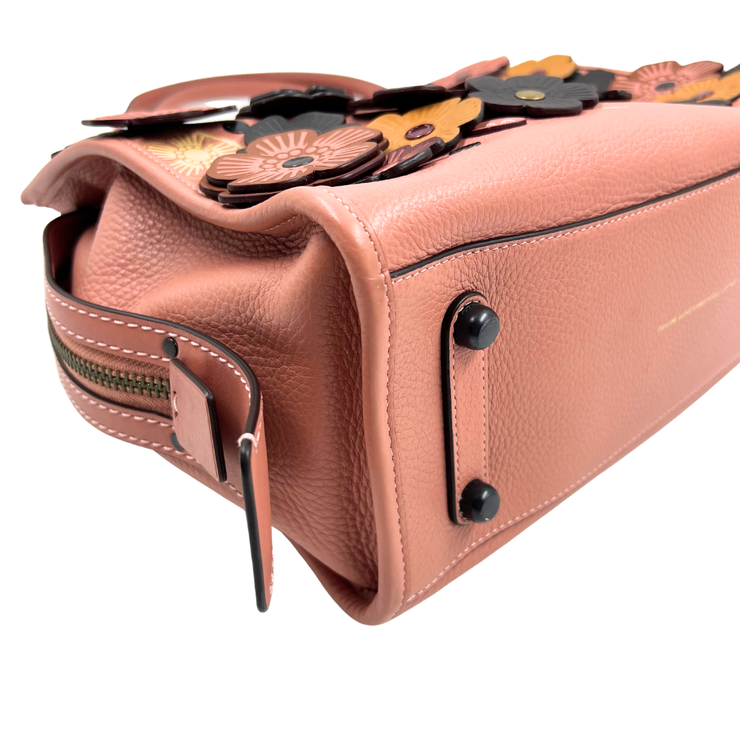 Coach Rogue Tea Rose Shoulder Bag