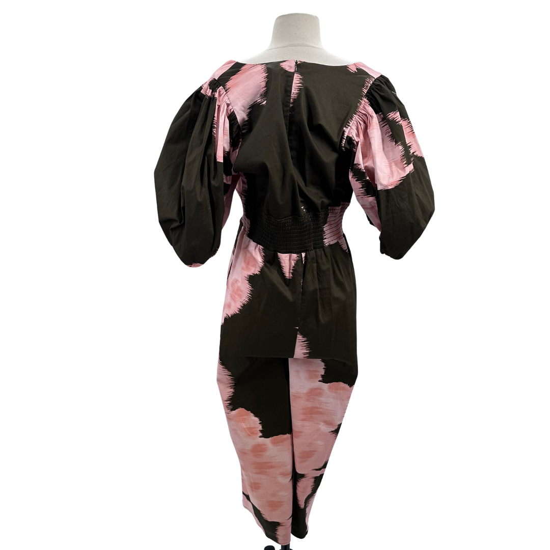 Hutch Brown/Pink Romper