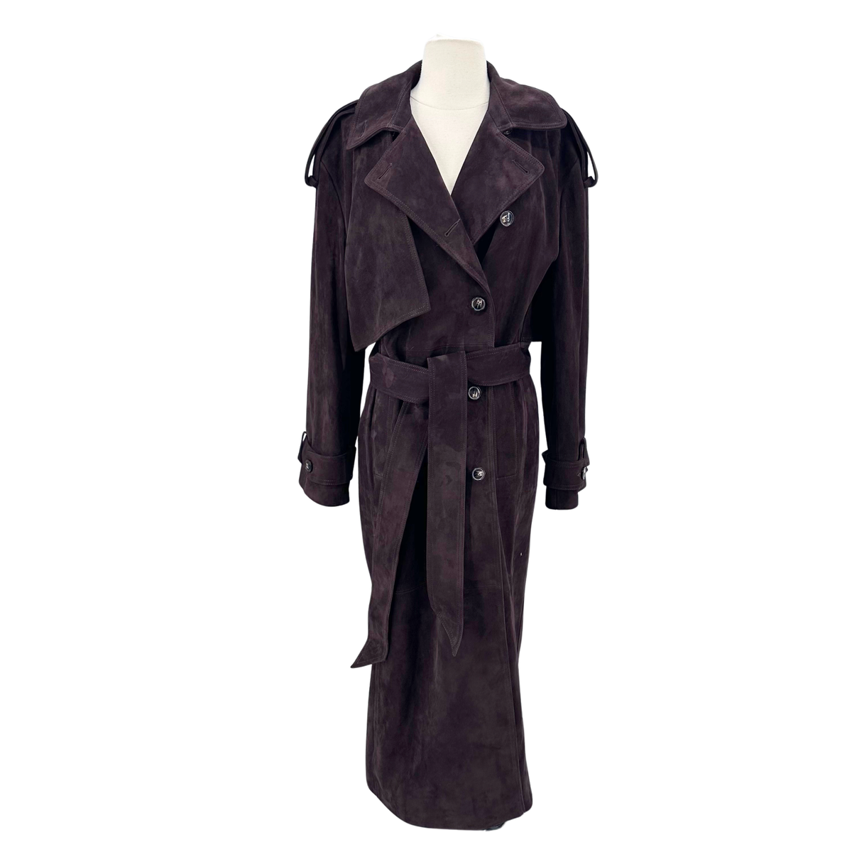 ALMADA Chocolate Brown Trenchcoat