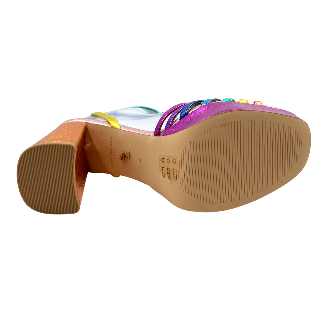 Kurt Geiger 7.5 Multi-Color Leather Heels