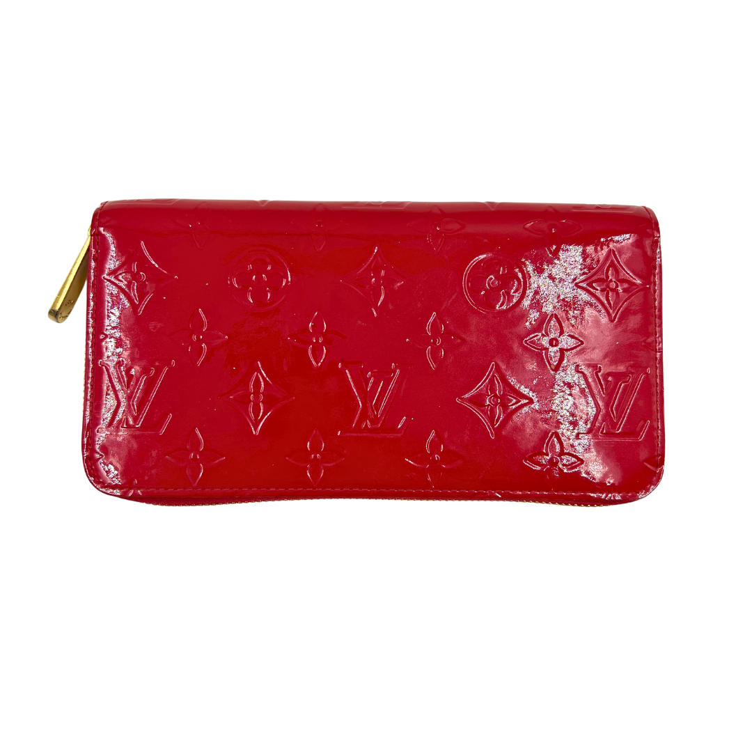 Louis Vuitton Monogram Vernis Vernis Patent Leather Zippy Wallet