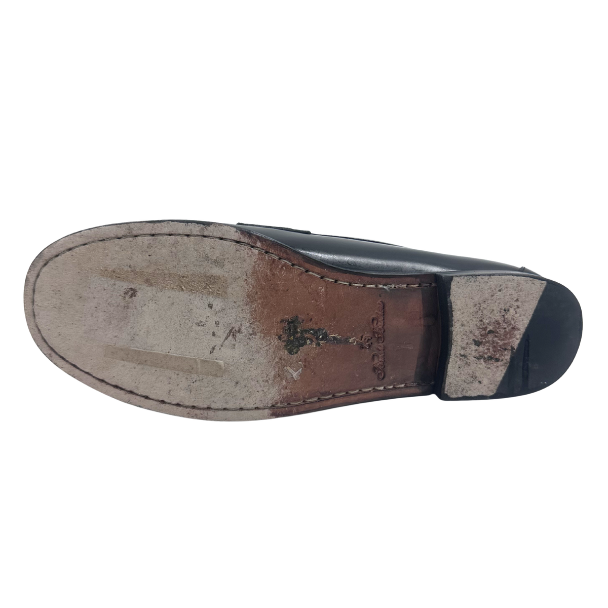 Brooks Brothers 9 Black Leather Loafers