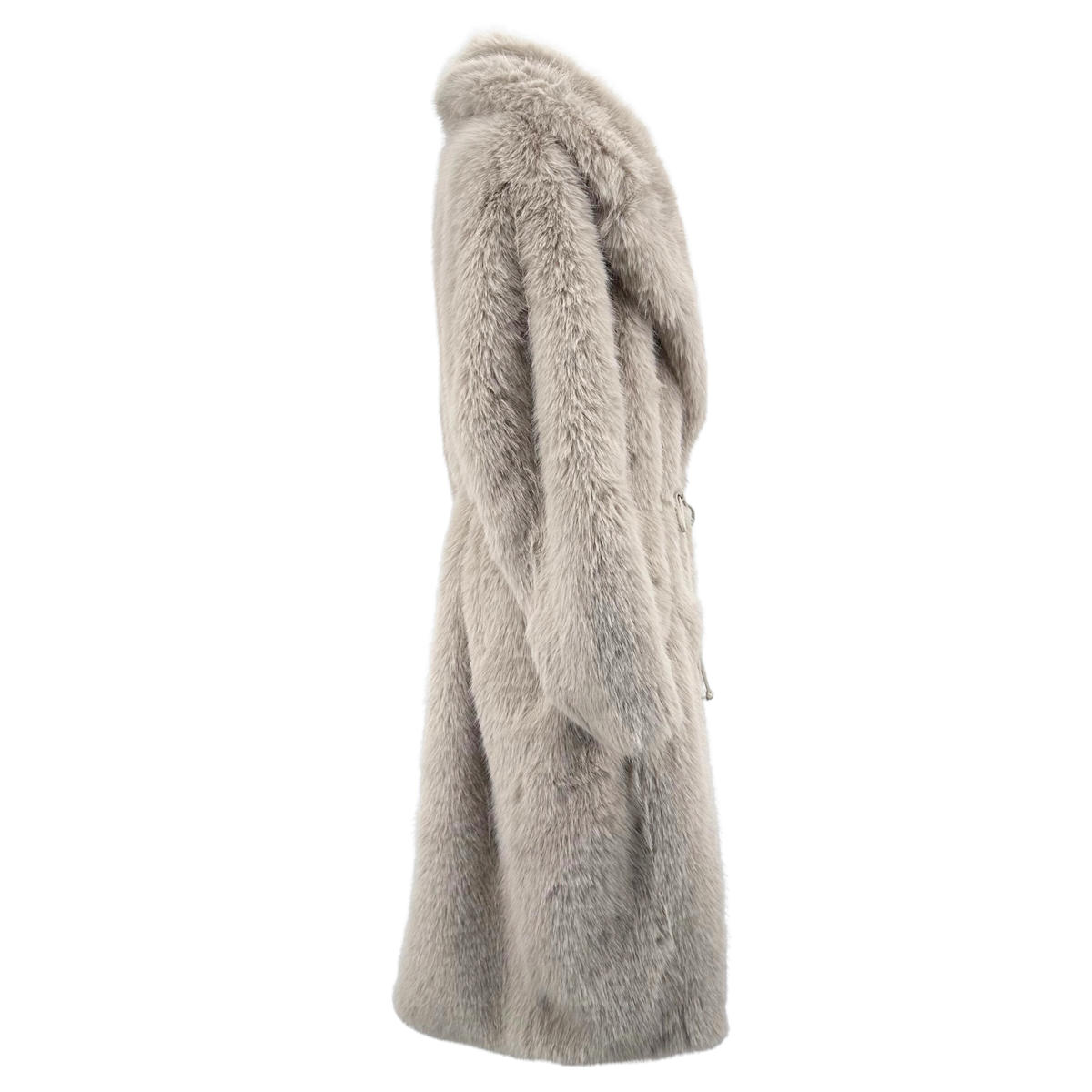 Banana Republic Grey Faux Fur