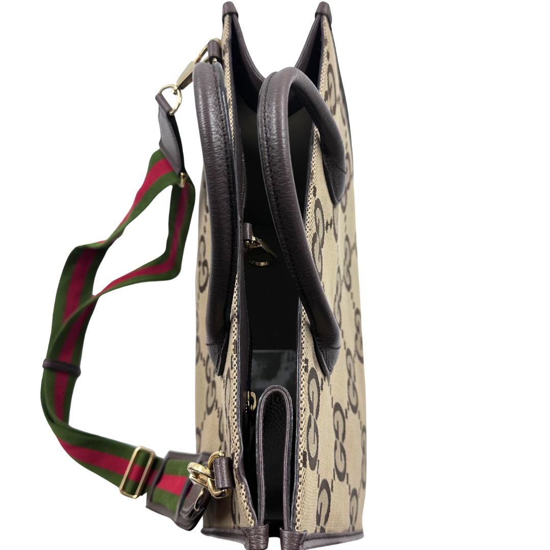 Gucci Jumbo GG Web Tote