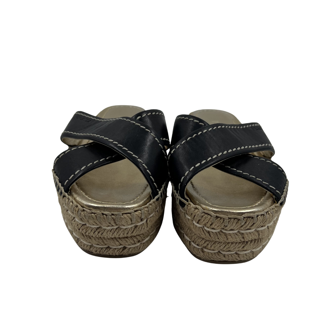 Prada 37.5 Black Espadrille