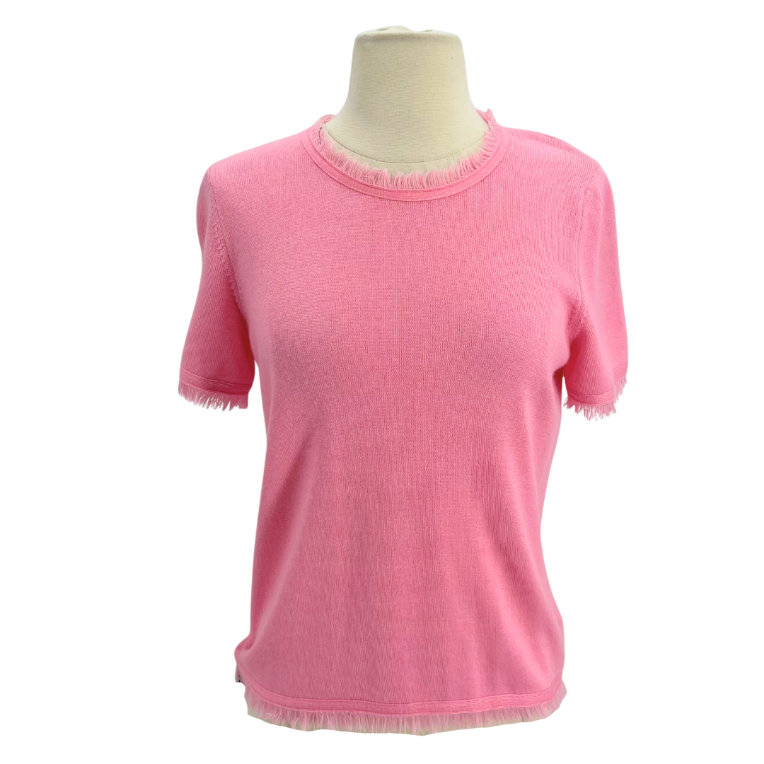 Oscar De La Renta Pink Sweater