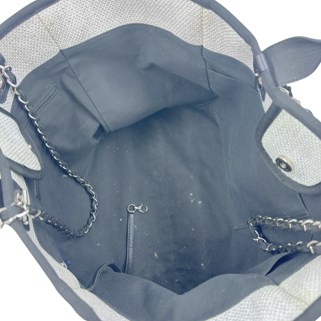 Chanel Large Deauville Shopping Tote