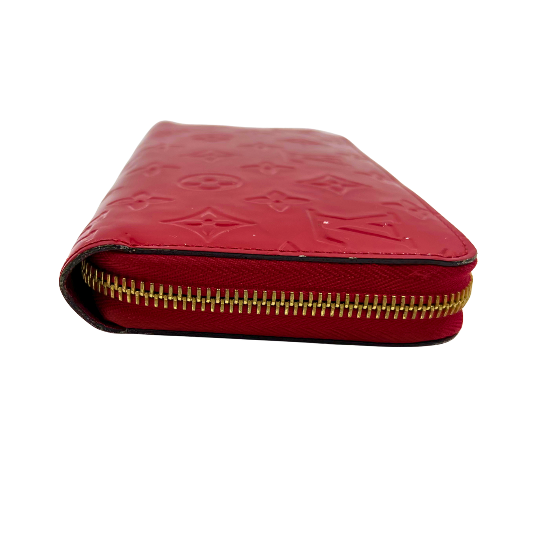 Louis Vuitton Monogram Vernis Vernis Patent Leather Zippy Wallet