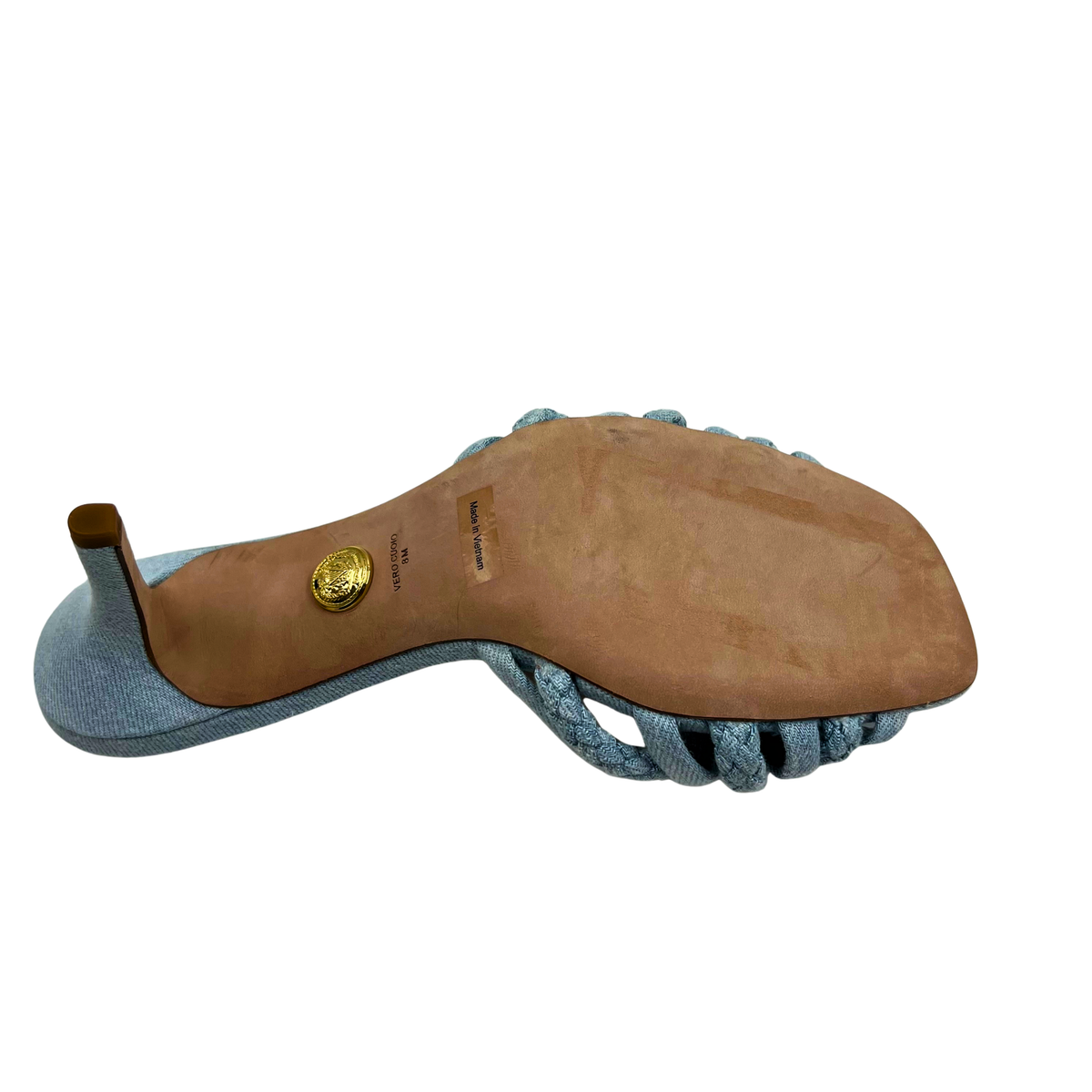 Veronica Beard 8 Light Blue Denim Heels