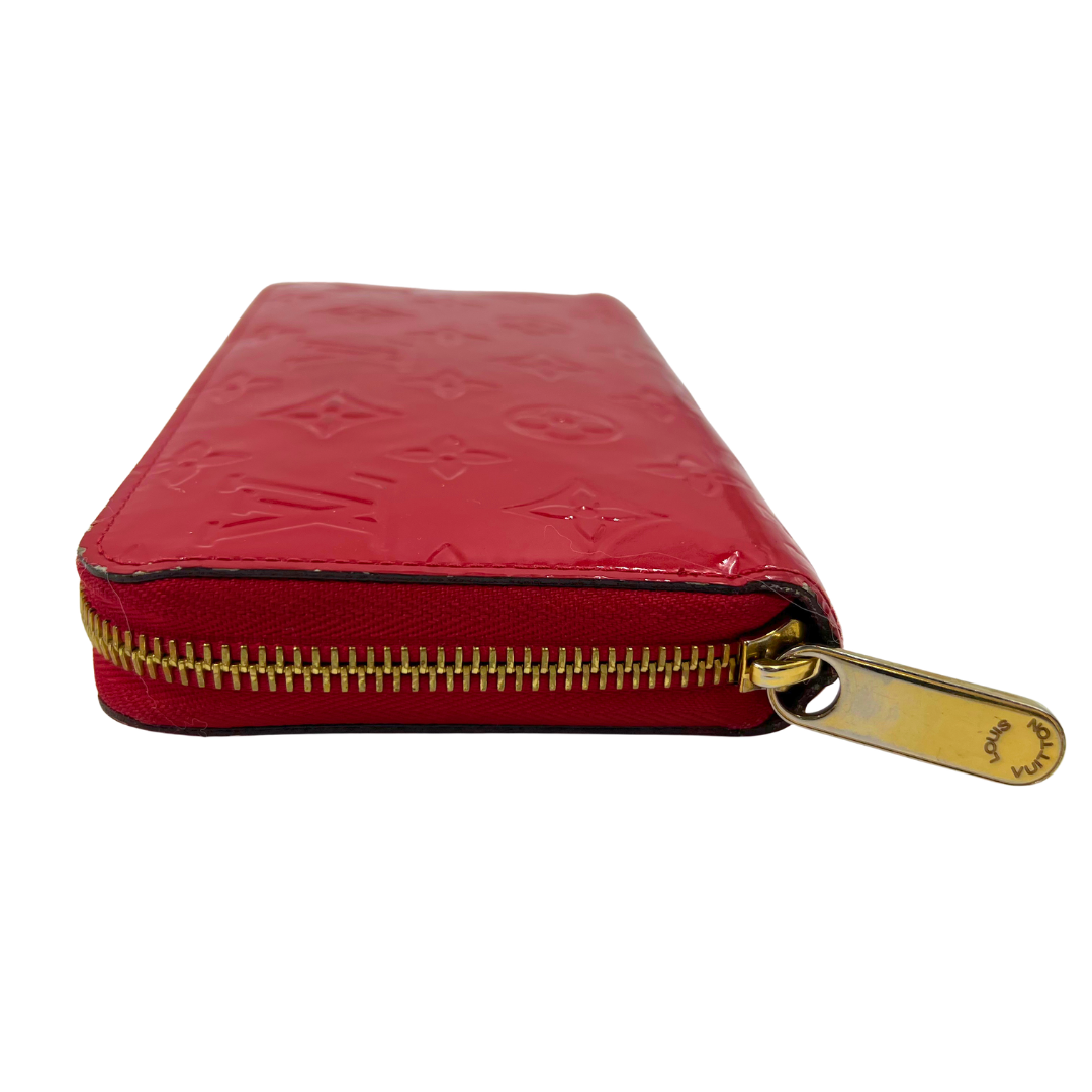 Louis Vuitton Monogram Vernis Vernis Patent Leather Zippy Wallet