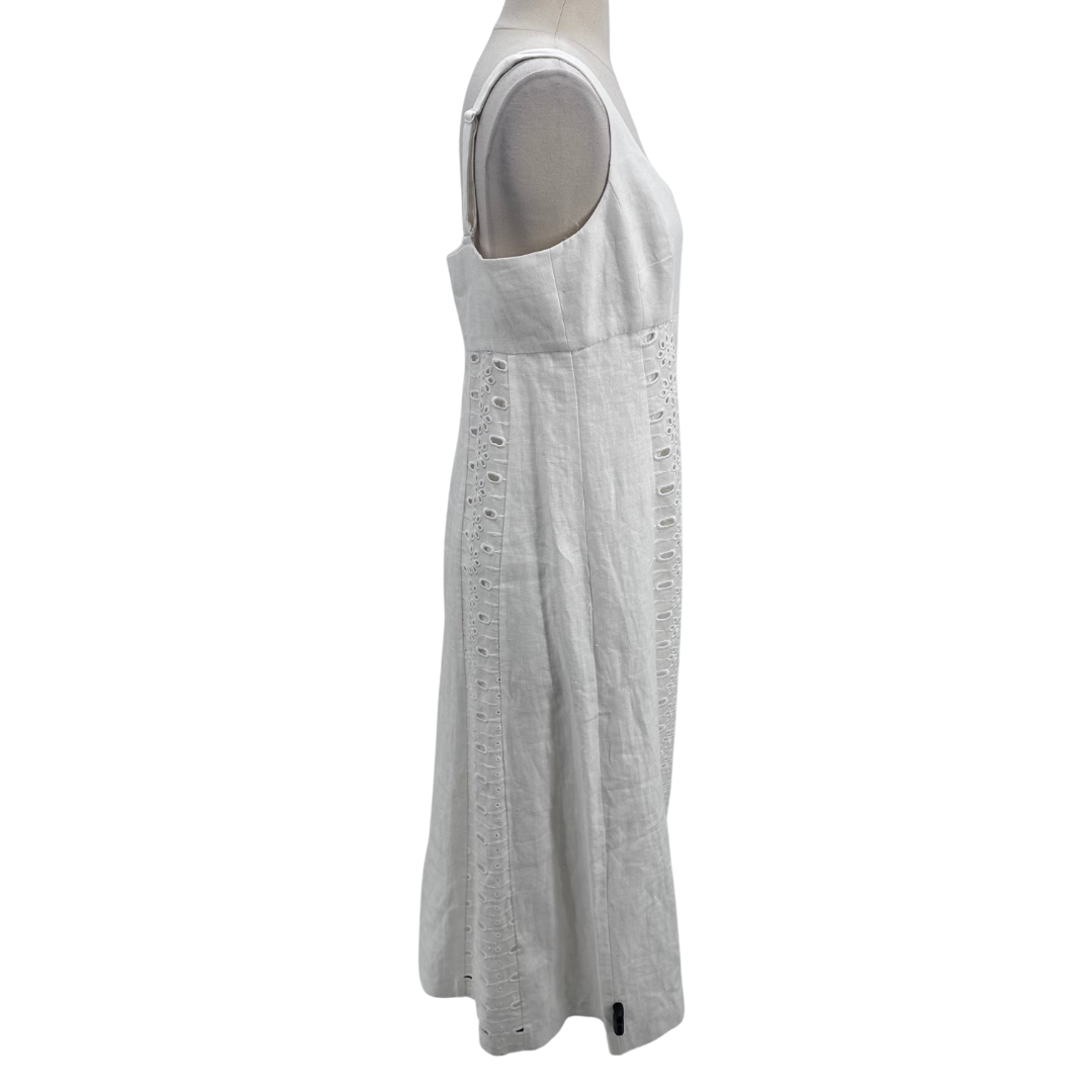 Reiss White Midi Dress