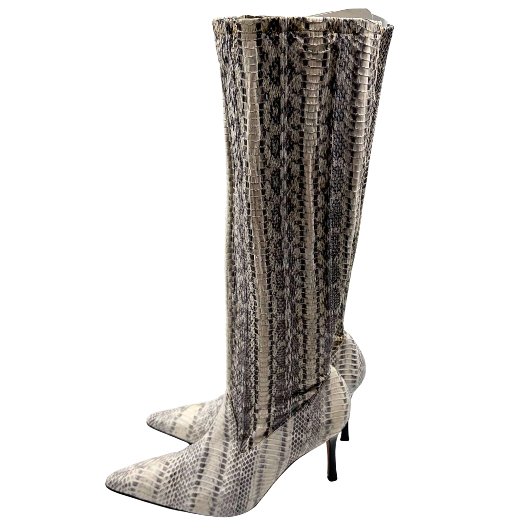 Manolo Blahnik 39.5 Cream Boots