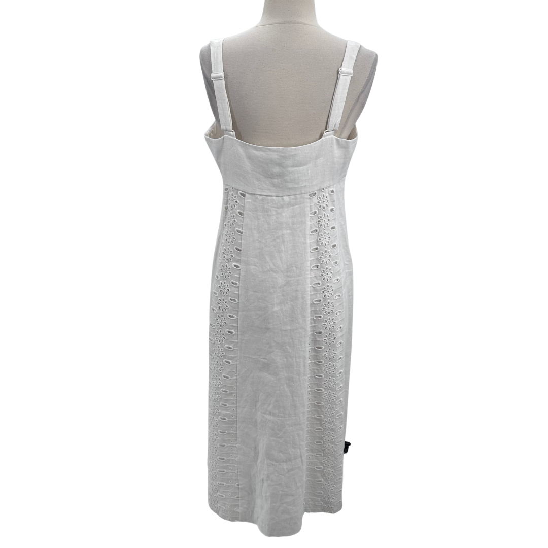 Reiss White Midi Dress
