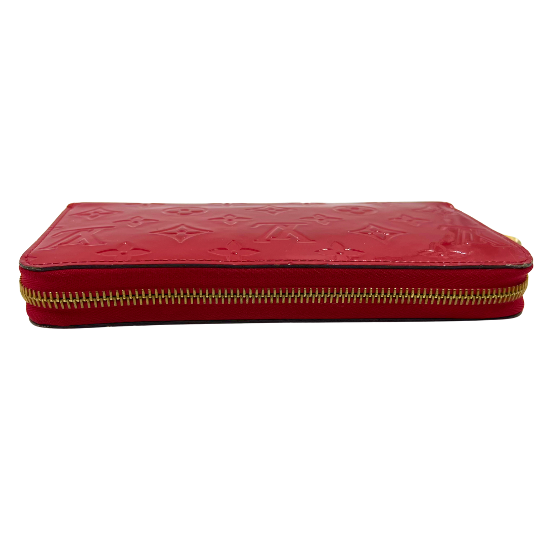 Louis Vuitton Monogram Vernis Vernis Patent Leather Zippy Wallet