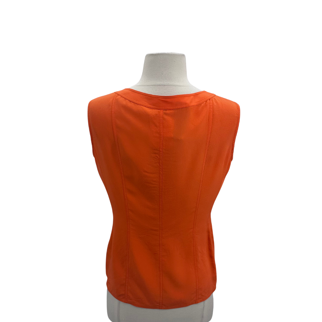 Chanel Orange Blouse