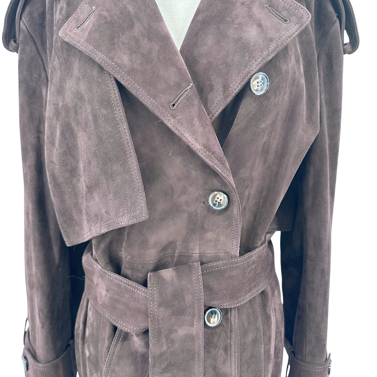 ALMADA Chocolate Brown Trenchcoat