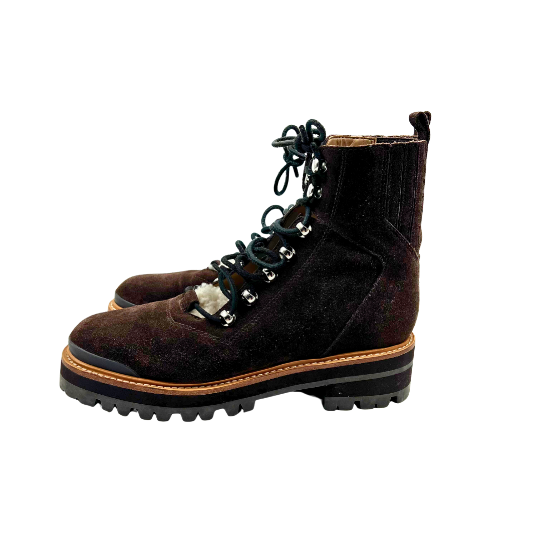 Marc Fisher 7.5 Brown Suede Booties