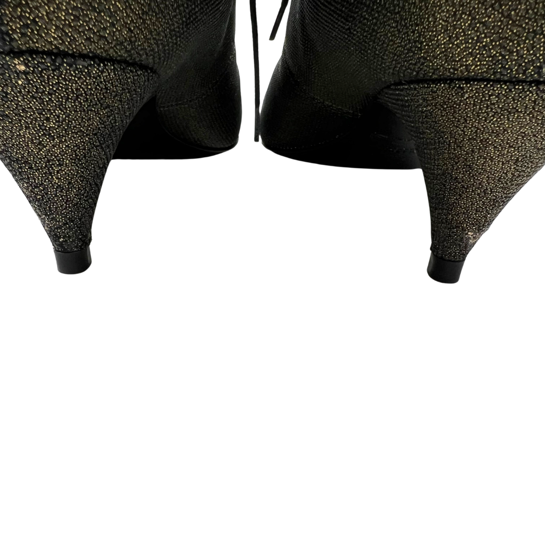 Saint Laurent 7.5 38 Metallic Booties