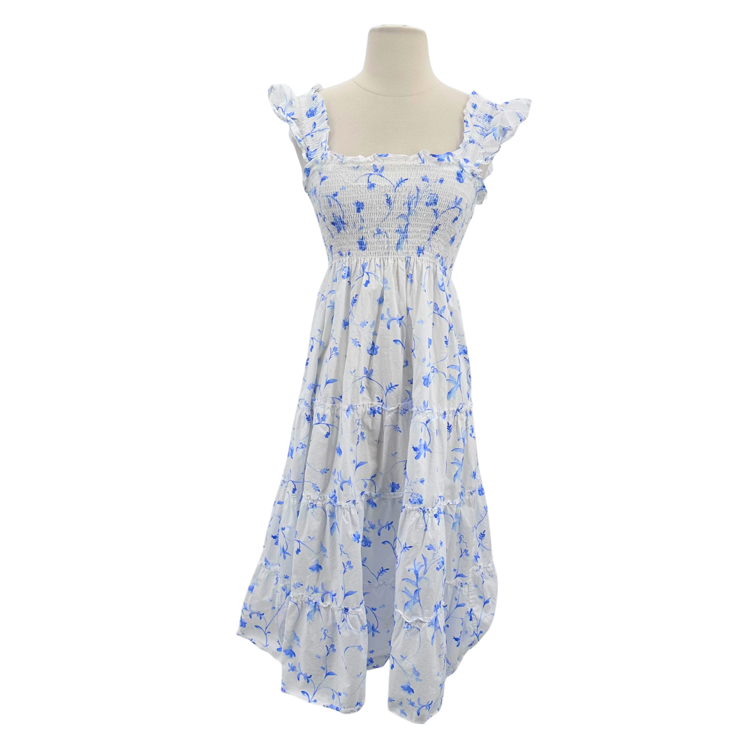 Hill House Blue/White Dress