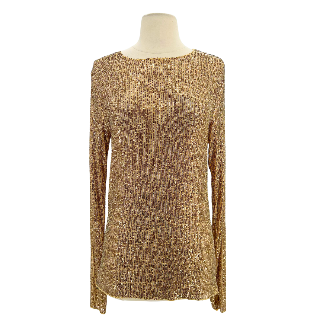 Free People Gold Top