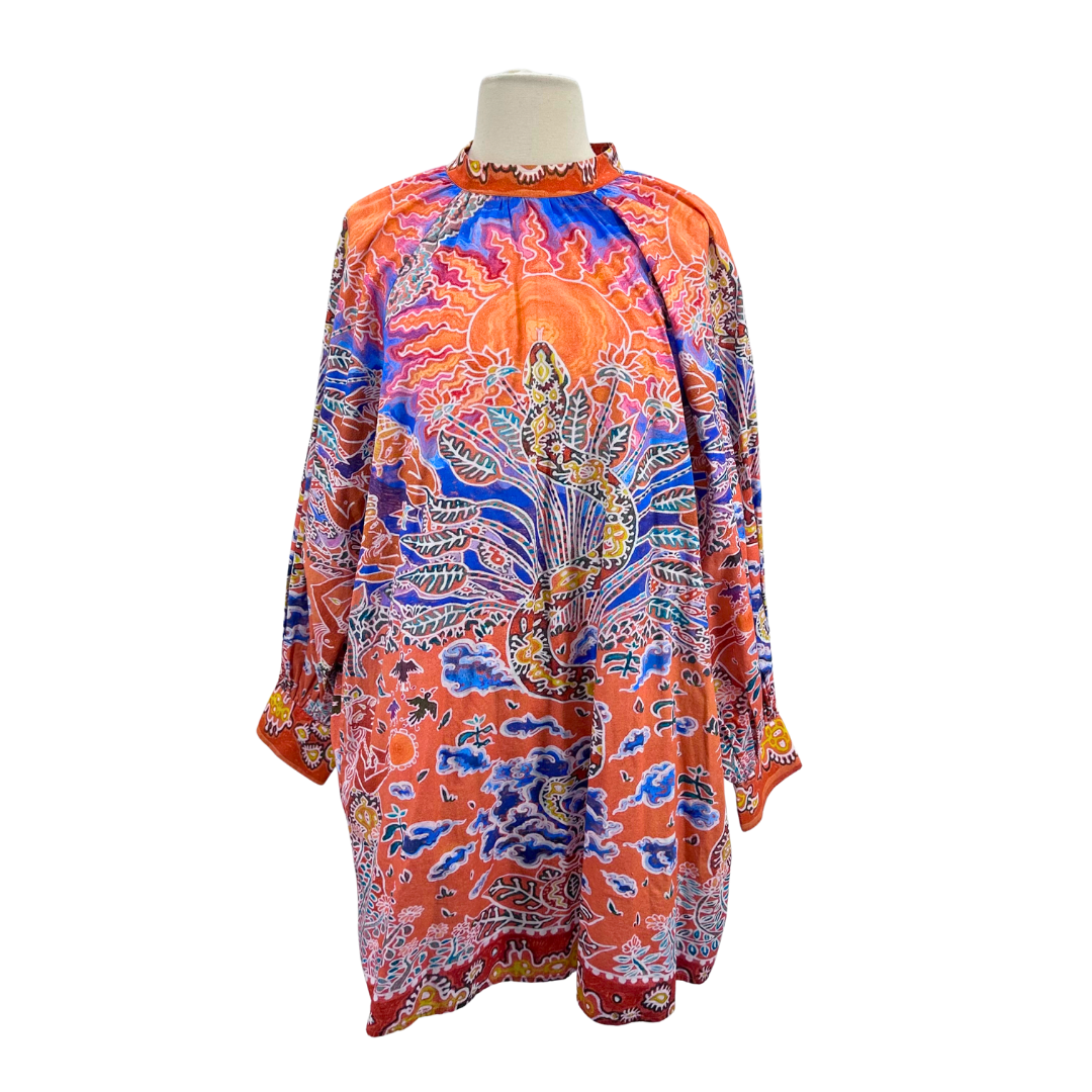 Carolina K Orange Multi Dress