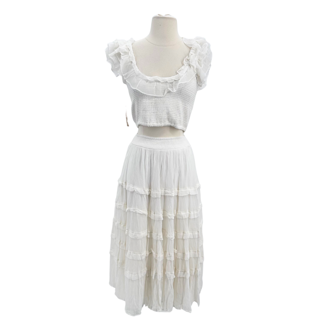 CLEOBELLA White 2 PC Dress