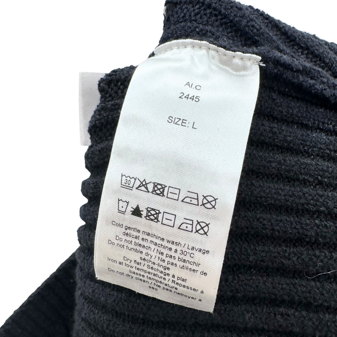 Ganni Size L Black Sweater