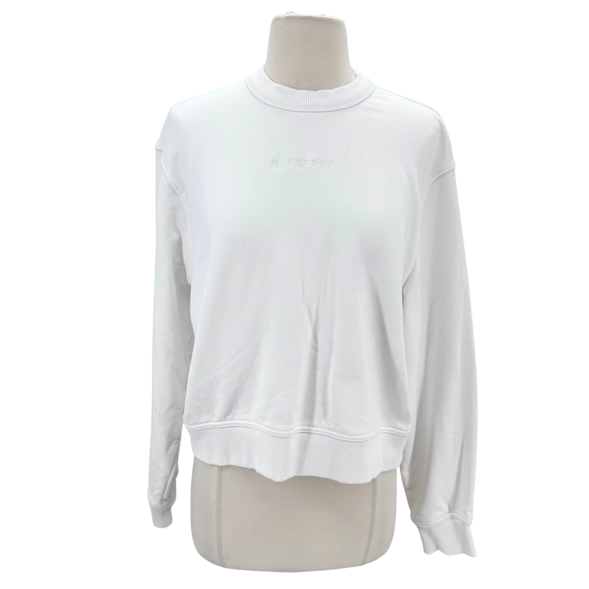 Burberry White Sweatshirt