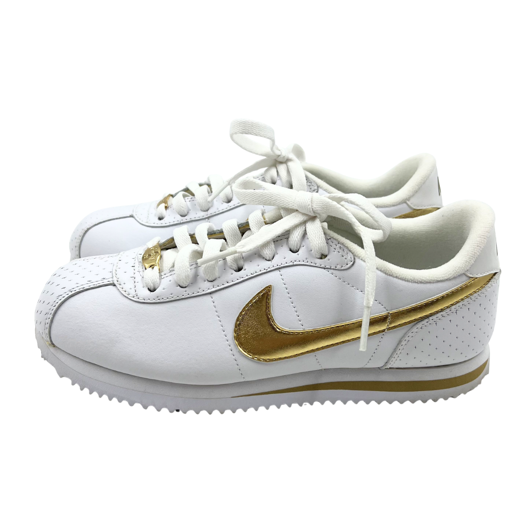 Nike 7 White Leather Sneakers