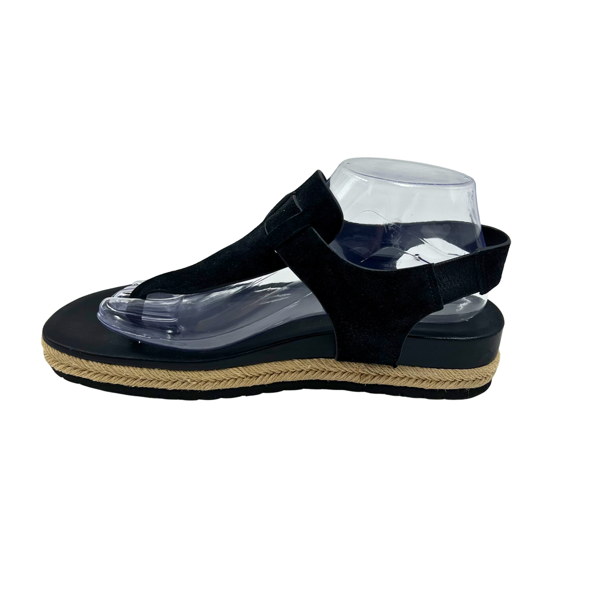 Vince 9 Black Leather Sandals