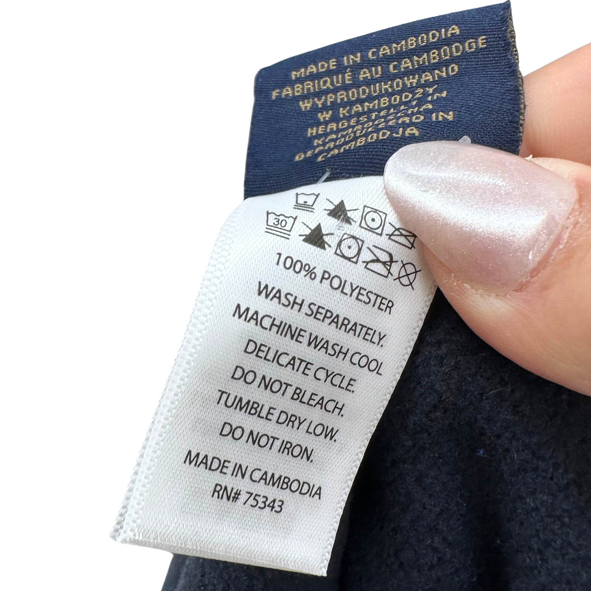 Rachel Roy Navy/Brown Poncho