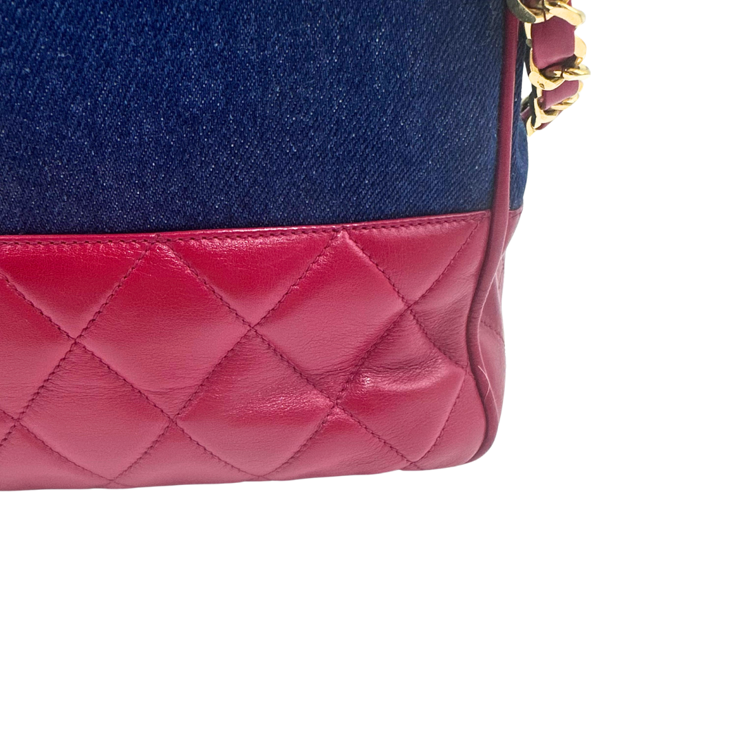 Chanel Denim Chain Tote