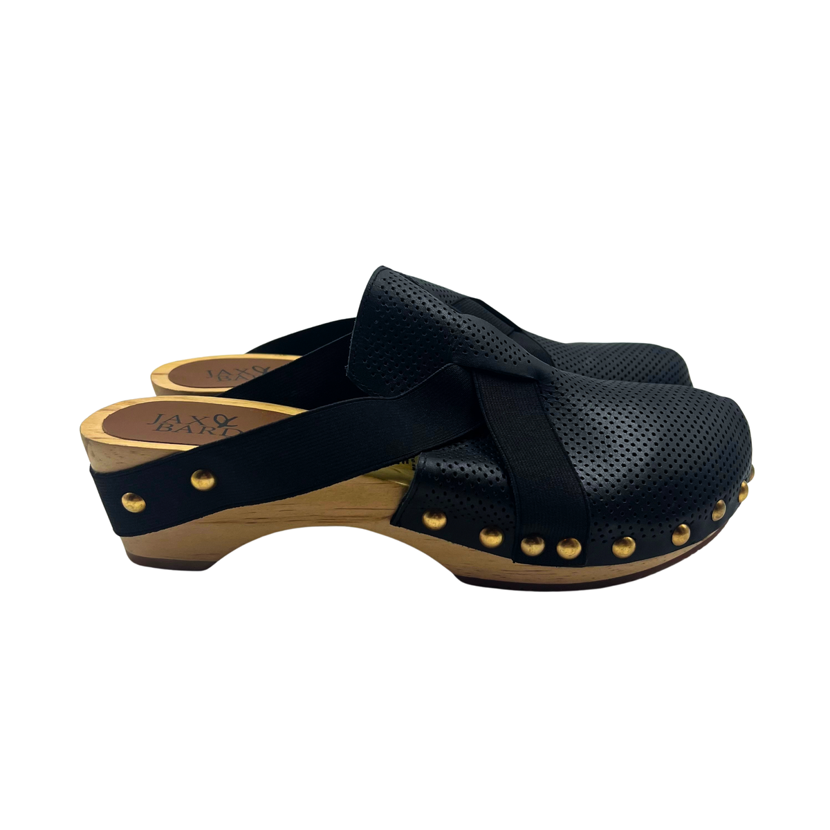 Jax & Bard 40 Black/Brown Mules