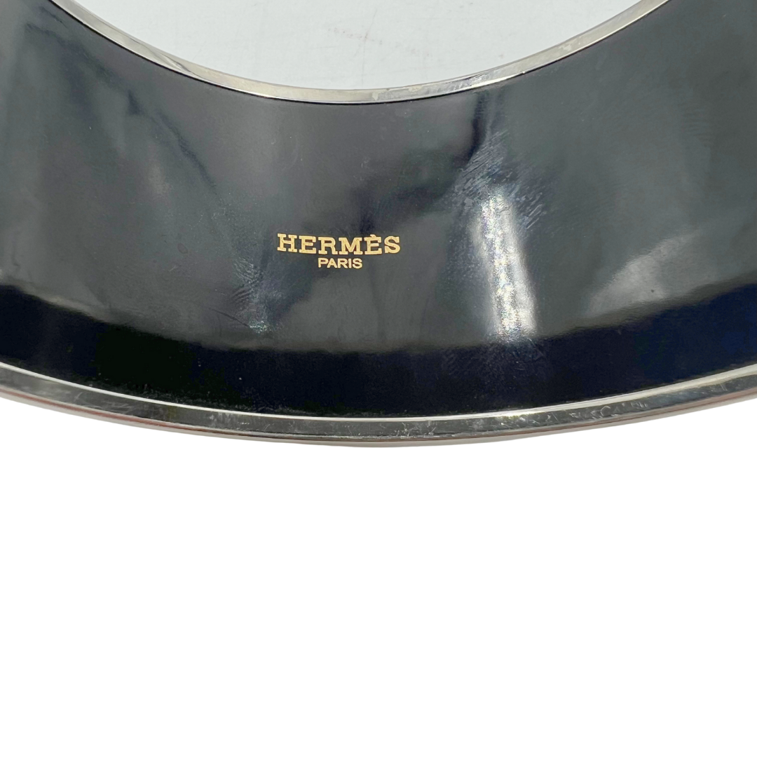 Hermès Extra Wide Enamel Bangle Bracelet