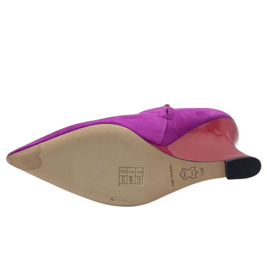 Tory Burch 10 Fuchsia Booties