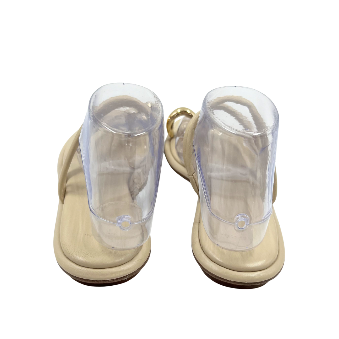 Vince 8 beige/gold Leather Sandals