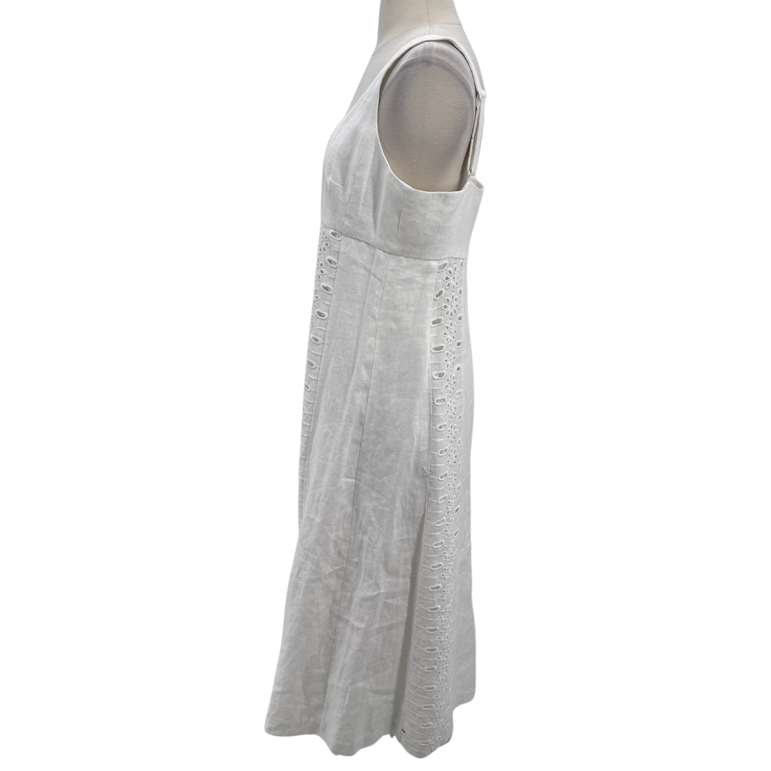 Reiss White Midi Dress