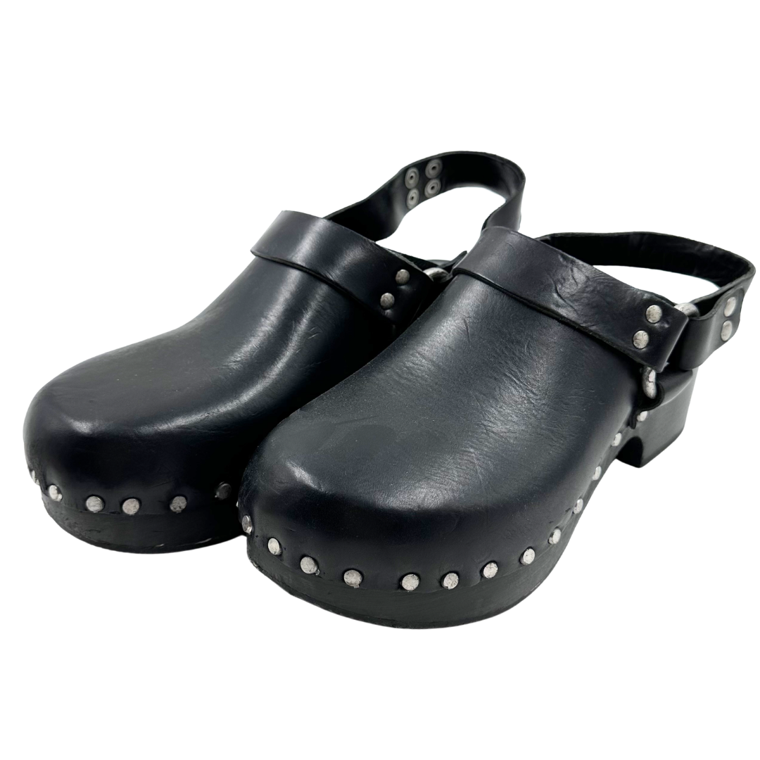 RE/DONE 39 Black Clogs
