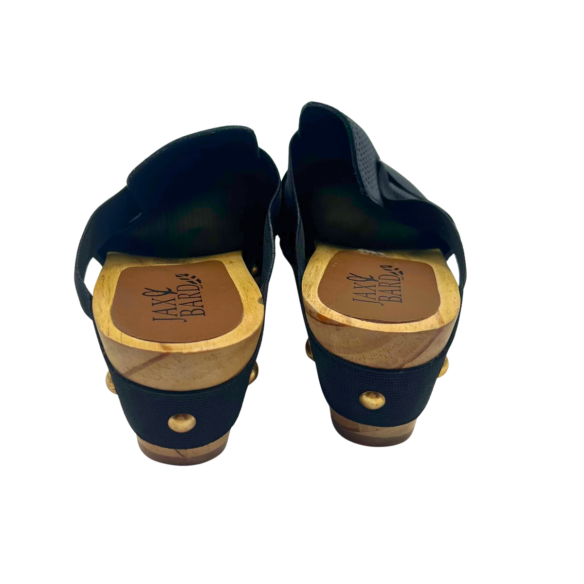 Jax & Bard 40 Black/Brown Mules