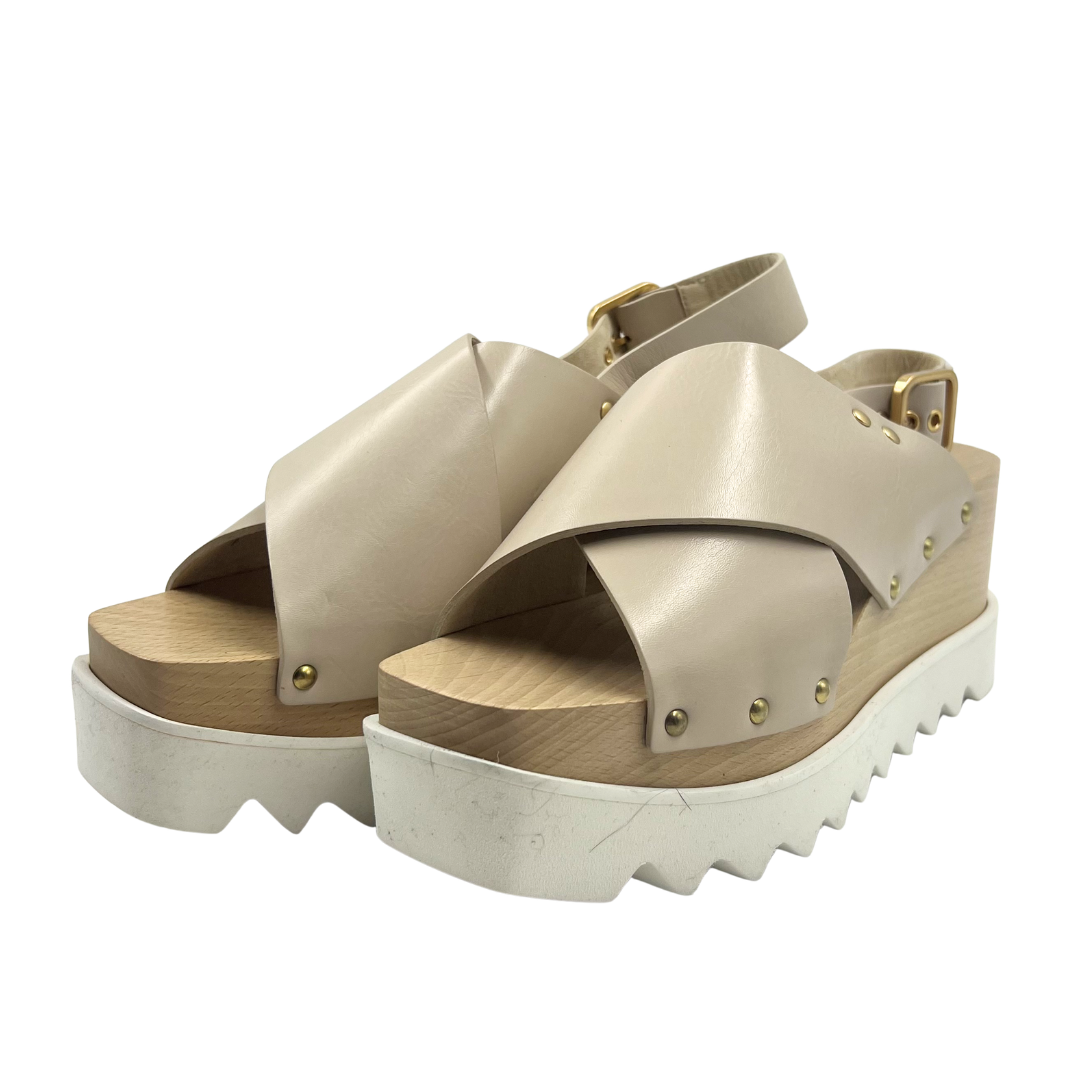 Stella McCartney 10 Tan Sandals